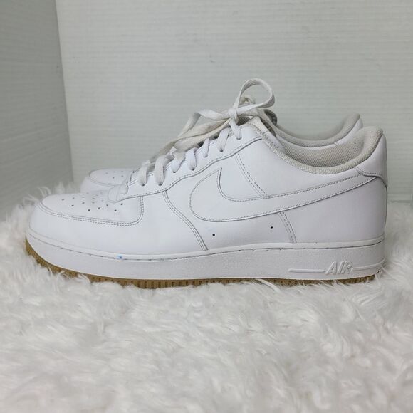 Nike Air Force 1 '07 Low 'White Gum Brown' Size 15 Casual Shoe DJ2739-100 - Picture 3 of 10